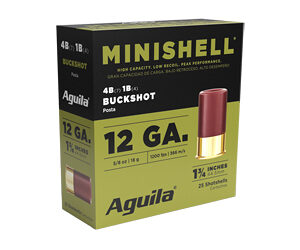 AGUILA MINISHELL 12GA 4 BUCK 25/250