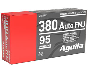 AGUILA 380ACP 95GR FMJ 50/1000