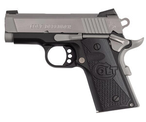 COLT DEFENDER 45ACP 3" 7RD G10 SV/BK