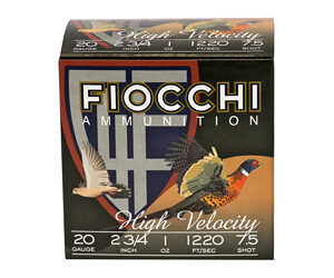 FIOCCHI 20GA #7.5 HV LD HUNT 25/250