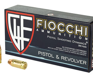FIOCCHI 380ACP 90GR JHP 50/1000