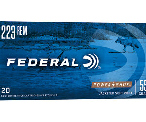 FED PWRSHK 223REM 55GR SP 20/200