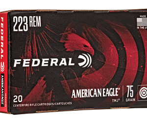 FED AM EAGLE 223 REM 75GR TMJ 20/500