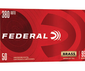 FED CHAMP 380AUTO 95GR FMJ 50/1000