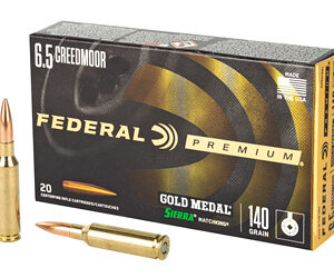 FED GOLD MDL 6.5CREED 140GR SMK 20