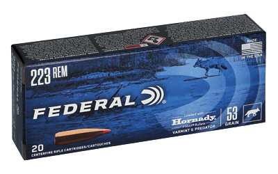 FED V&P 223REM 53GR HRNDY V-MAX 20/2