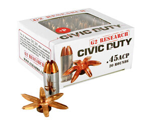 G2R CIVIC DUTY 45ACP 164GR 20/500