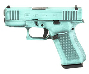 GLOCK 43X 9MM 10RD ROB EGG BLUE BW