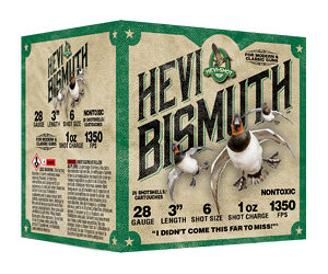 HEVI BISMUTH 28GA 3" 1OZ #6 25/250