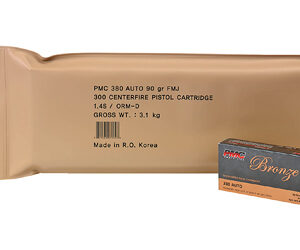 PMC BRNZ 380ACP 90GR FMJ 6 BX BP