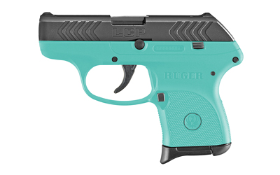 RUGER LCP 380ACP 2.75" TURQ/BLK 6RD