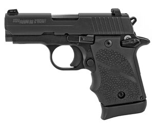 SIG P938 9MM 3" 7RD BLK RBR NS