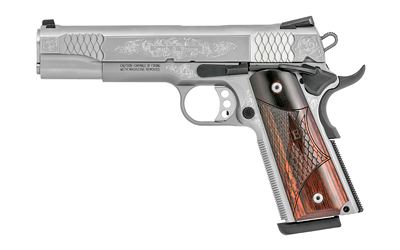 S&W 1911 45ACP 5" STS 8RD FS ENGRVD