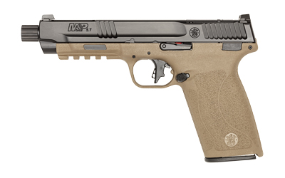 S&W M&P 5.7X28 OR TB 22RD 5" FDE/BLK