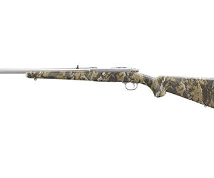 RUG 77/44 44MAG 16.6" SS 4RD CAMO TB