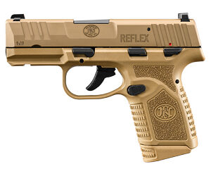 FN REFLEX MS 9MM 3.3" 10RD FDE