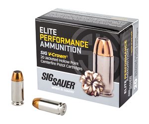 SIG AMMO 40SW 165GR JHP 20/200