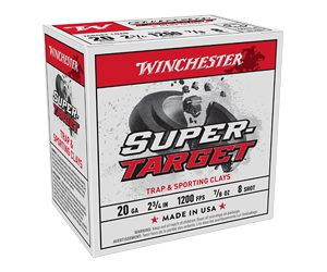 WIN SUPERTRGT 20GA 2.75" #8 25/250