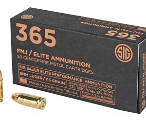 SIG AMMO 9MM 115GR FMJ 50/1000