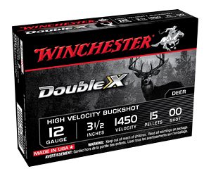 WIN DBLX 12GA 3.5" 00BK 15PLT 5/250